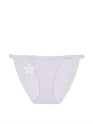 Pamuklu Papatyalı Askılı Bikini Külot