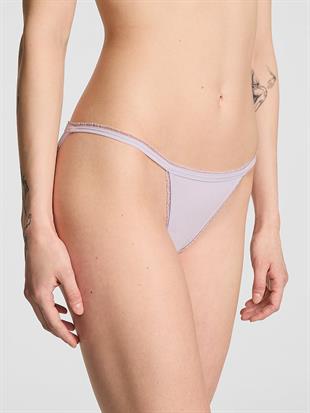 Pamuklu Papatyalı Askılı Bikini Külot