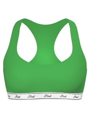 Pamuklu Racerback Logolu Bralet