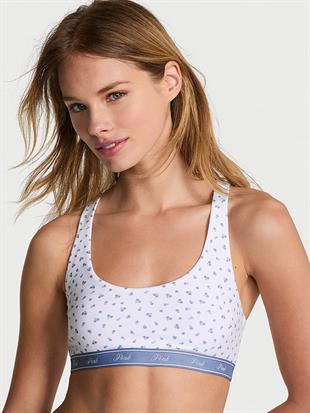 Pamuklu Racerback Logolu Bralet