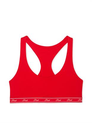 Pamuklu Racerback Logolu Bralet