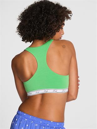 Pamuklu Racerback Logolu Bralet