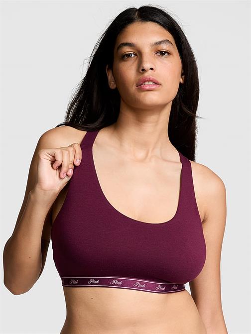 Pamuklu Racerback Logolu Bralet
