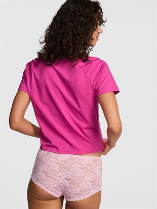 Pamuklu Raglan Pijama Üstü