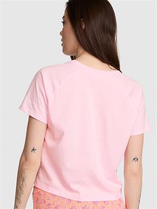 Pamuklu Raglan Pijama Üstü