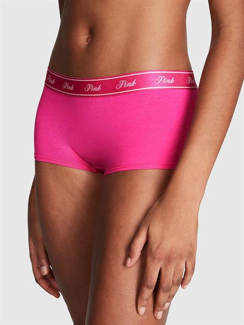 Logolu Pamuklu Boyshort Külot