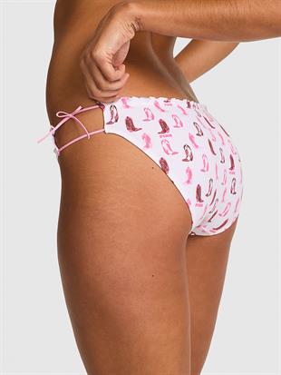 Pamuklu Yandan Bağlamalı Bikini Külotu