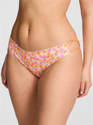 Pamuklu Yandan Bağlamalı Bikini Külotu
