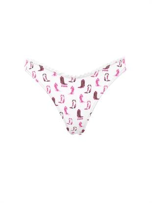 Pamuklu Yandan Bağlamalı Tanga