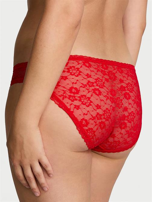 Payetli Posey Dantelli Bikini Külot