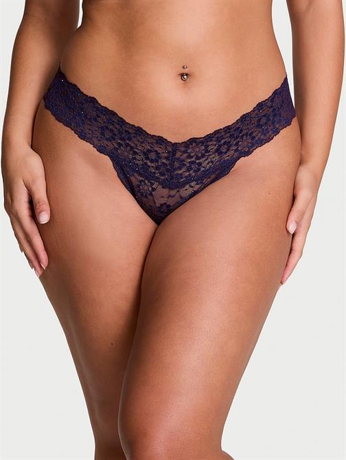 Payetli Posey Dantelli Tanga