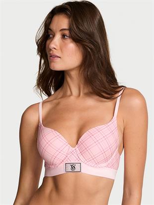 Perfect Shape Kadife Detaylı Işıltılı Push-Up Sütyen