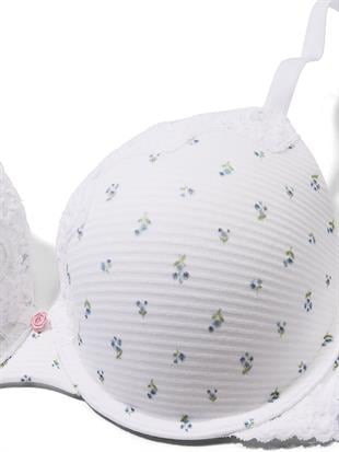 Perfect Shape Pamuklu Dantelli Push-Up Sütyen