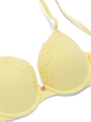 Perfect Shape Pamuklu Dantelli Push-Up Sütyen