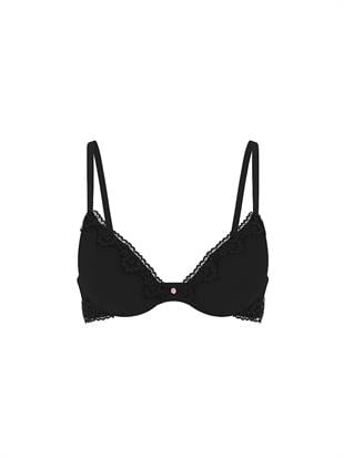 Perfect Shape Pamuklu Dantelli Push-Up Sütyen