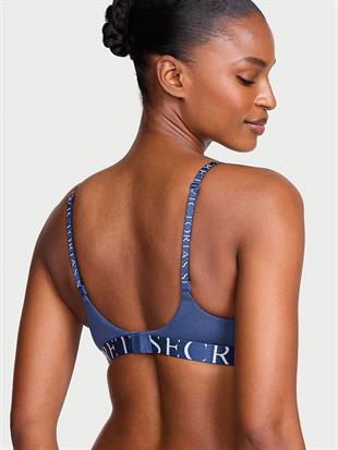 Perfect Shape Pamuklu Logo Detaylı Push-Up Sütyen