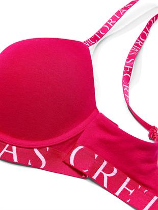 Perfect Shape Pamuklu Logo Detaylı Push-Up Sütyen