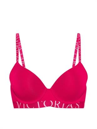Perfect Shape Pamuklu Logo Detaylı Push-Up Sütyen