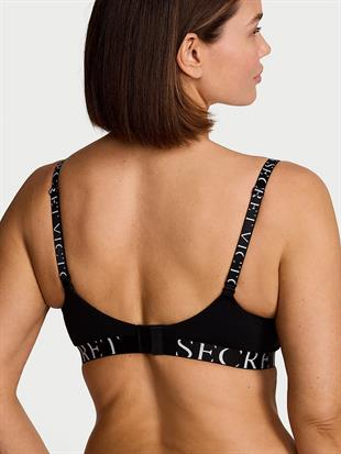 Perfect Shape Pamuklu Logo Detaylı Push-Up Sütyen