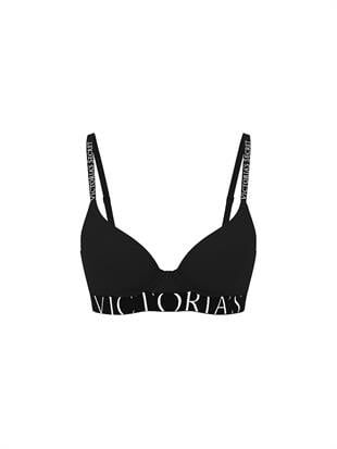 Perfect Shape Pamuklu Logo Detaylı Push-Up Sütyen