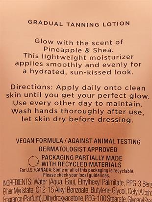 Pineapple & Shea Bronzlaştırıcı Vücut Losyonu