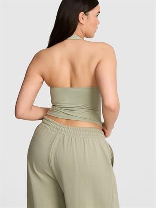 PINK Base Stretch™ Dekolteli Askılı Bluz