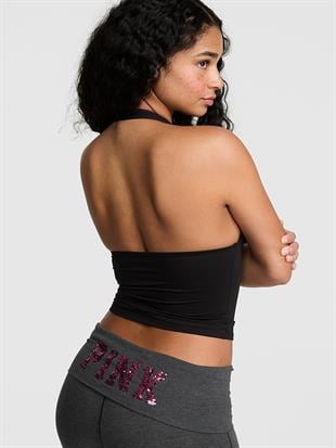 PINK Base Stretch™ Dekolteli Askılı Bluz