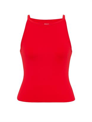 PINK Base Stretch™ Halter Yaka Üst