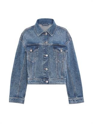 PINK Denim Boyfriend Ceket