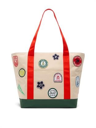 PINK Kamp Patch Tote Çanta