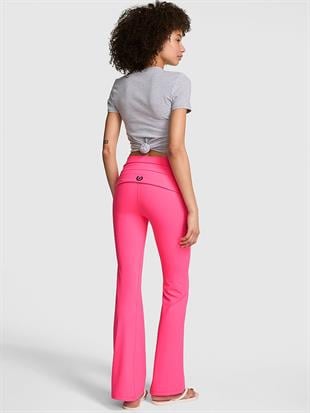 PINK Relay Beli Katlanabilen Büzgülü İspanyol Paça Tayt