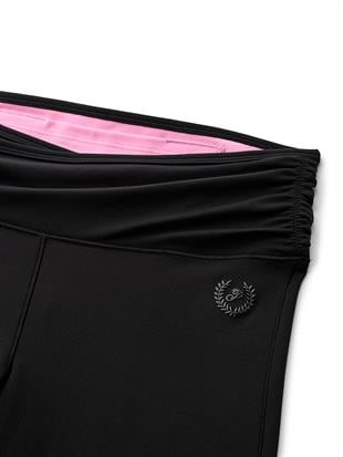 PINK Relay™ Çapraz Bel Detaylı İspanyol Paça Tayt