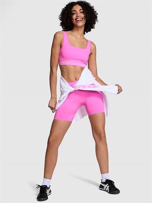 PINK Seamless Katlanabilir Biker Şort