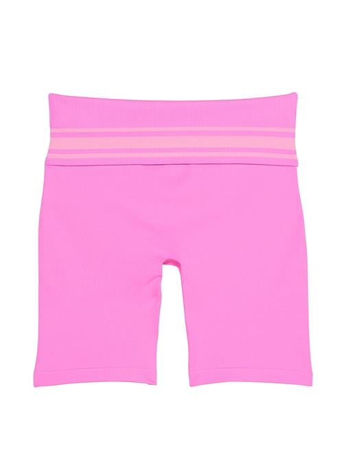 PINK Seamless Katlanabilir Biker Şort