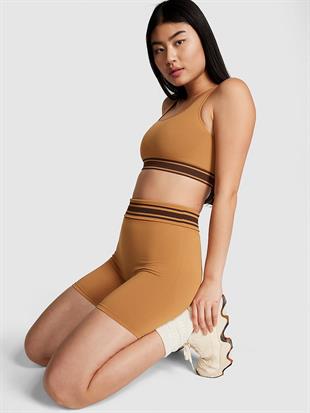 PINK Seamless Katlanabilir Biker Tayt