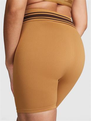 PINK Seamless Katlanabilir Biker Tayt