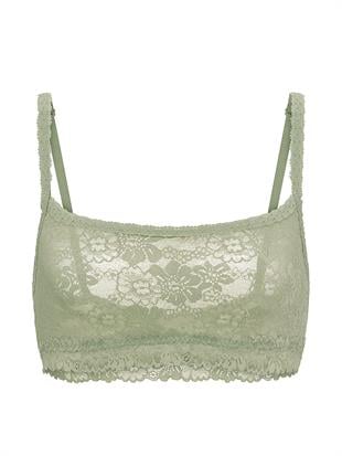 PINK Wink™ Desteksiz Yuvarlak Yaka Bralet