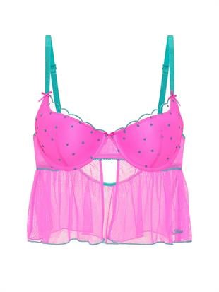 PINK Wink™ Hafif Dolgu Destekli Yuvarlak Yaka Büstiyer