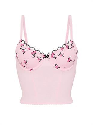 PINK Wink™ Hafif Dolgu Destekli Yuvarlak Yaka Büstiyer