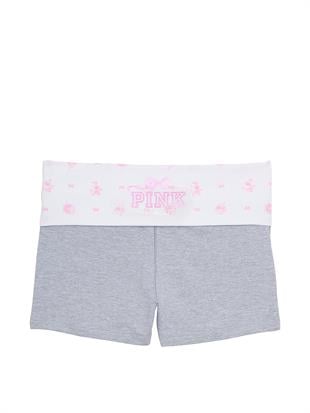 PINK x LoveShackFancy Beli Katlanabilen Mini Şort