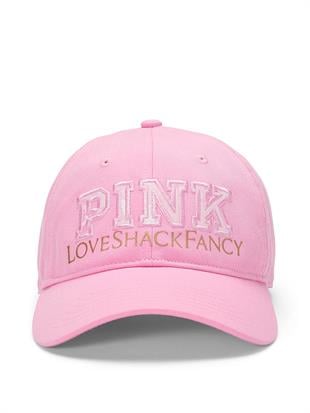 PINK x LoveShackFancy Beyzbol Şapkası