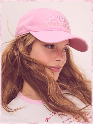 PINK x LoveShackFancy Beyzbol Şapkası