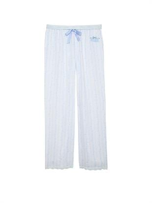 PINK x LoveShackFancy İpeksi Dokulu Pijama Altı