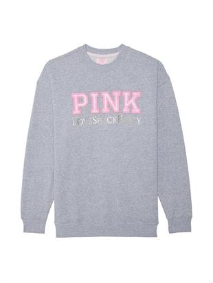 PINK x LoveShackFancy Oversize Sweatshirt