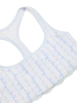 PINK x LoveShackFancy Pamuklu Racerback Bralet