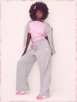 PINK x LoveShackFancy Pamuklu Tişört