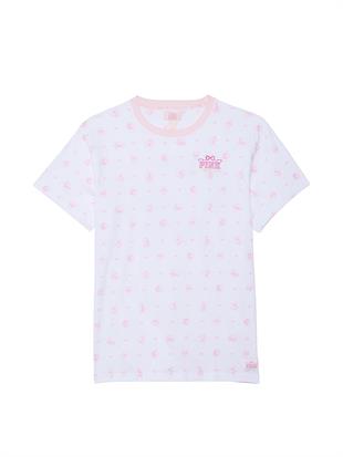 PINK x LoveShackFancy Pamuklu Tişört