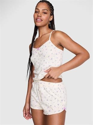 Pointelle Fiyonklu Boxer Şort