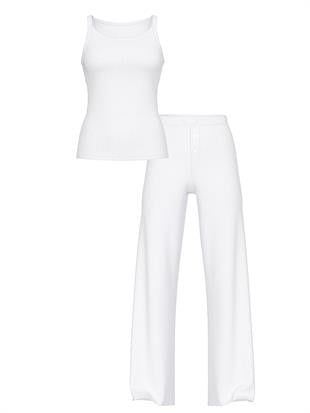 Pointelle Modal Atlet ve Pijama Altı Takımı