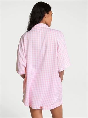 Pötikareli Kısa Pijama Takımı